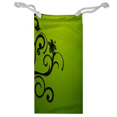 Illustration Wallpaper Barbusak Leaf Green Jewelry Bag by Mariart