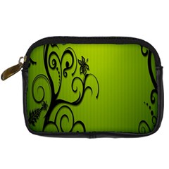 Illustration Wallpaper Barbusak Leaf Green Digital Camera Cases by Mariart