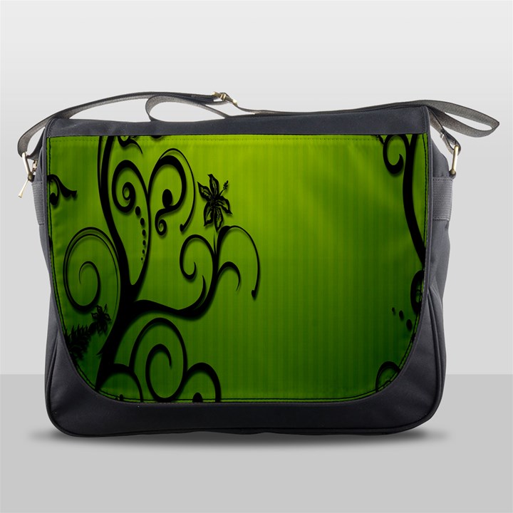 Illustration Wallpaper Barbusak Leaf Green Messenger Bags