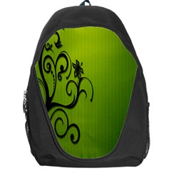 Illustration Wallpaper Barbusak Leaf Green Backpack Bag by Mariart