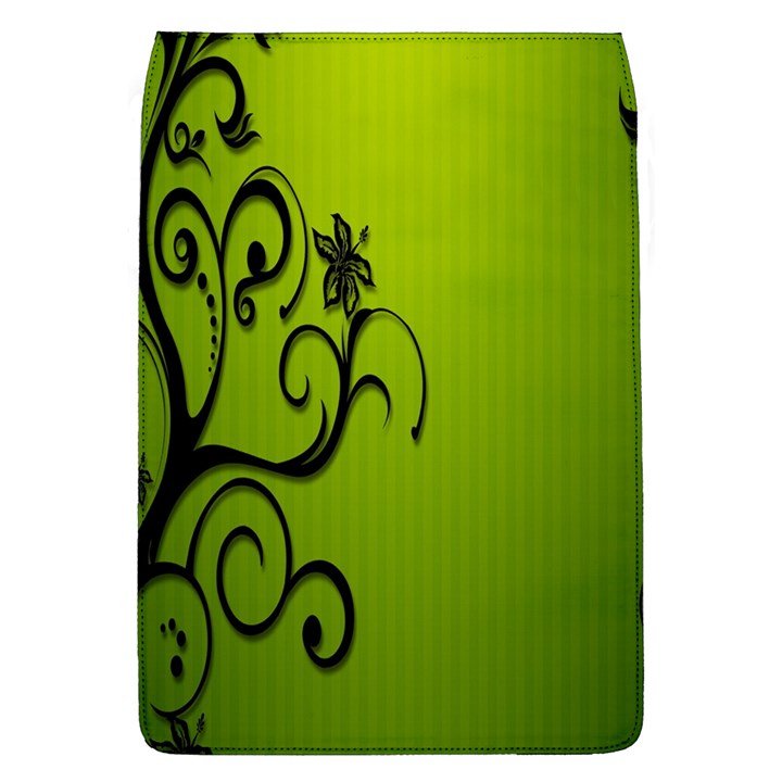 Illustration Wallpaper Barbusak Leaf Green Flap Covers (L) 