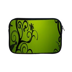 Illustration Wallpaper Barbusak Leaf Green Apple Ipad Mini Zipper Cases by Mariart