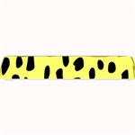 Leopard Polka Dot Yellow Black Small Bar Mats 24 x4  Bar Mat