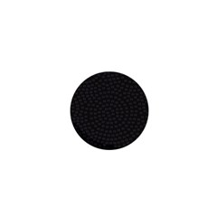 Oklahoma Circle Black Glitter Effect 1  Mini Magnets by Mariart