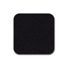 Oklahoma Circle Black Glitter Effect Rubber Square Coaster (4 Pack)  by Mariart