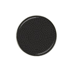 Oklahoma Circle Black Glitter Effect Hat Clip Ball Marker (4 Pack) by Mariart