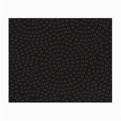 Oklahoma Circle Black Glitter Effect Small Glasses Cloth by Mariart