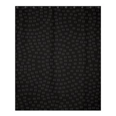 Oklahoma Circle Black Glitter Effect Shower Curtain 60  X 72  (medium)  by Mariart