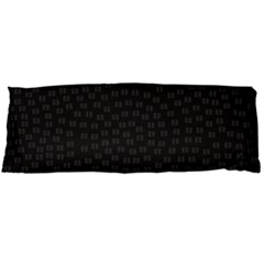 Oklahoma Circle Black Glitter Effect Body Pillow Case (dakimakura) by Mariart