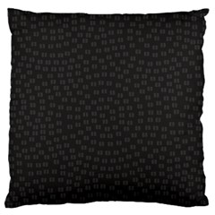 Oklahoma Circle Black Glitter Effect Standard Flano Cushion Case (one Side) by Mariart