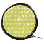 Polkadot White Yellow Mini Makeup Bags Front