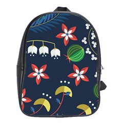 Origami Flower Floral Star Leaf School Bags (xl)  by Mariart