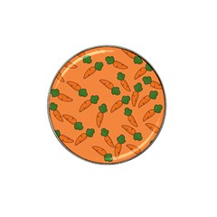 Carrot Pattern Hat Clip Ball Marker (4 Pack) by Valentinaart