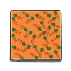 Carrot Pattern Memory Card Reader (square) by Valentinaart