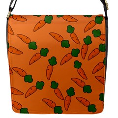 Carrot Pattern Flap Messenger Bag (s) by Valentinaart