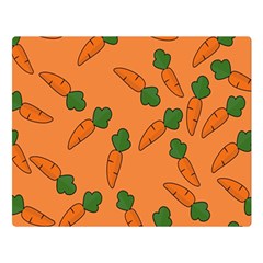 Carrot Pattern Double Sided Flano Blanket (large)  by Valentinaart