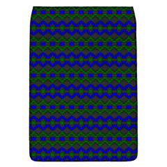 Split Diamond Blue Green Woven Fabric Flap Covers (l)  by Mariart