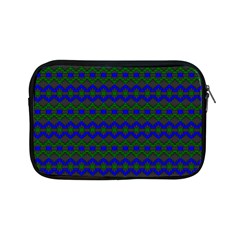 Split Diamond Blue Green Woven Fabric Apple Ipad Mini Zipper Cases by Mariart