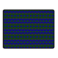 Split Diamond Blue Green Woven Fabric Double Sided Fleece Blanket (small)  by Mariart