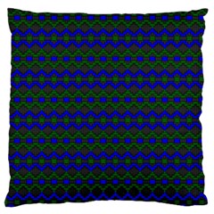 Split Diamond Blue Green Woven Fabric Standard Flano Cushion Case (one Side) by Mariart