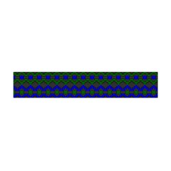 Split Diamond Blue Green Woven Fabric Flano Scarf (mini) by Mariart