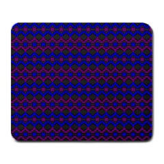 Split Diamond Blue Purple Woven Fabric Large Mousepads by Mariart