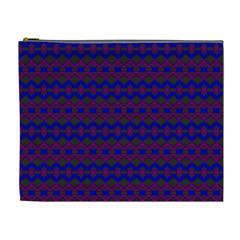 Split Diamond Blue Purple Woven Fabric Cosmetic Bag (xl) by Mariart