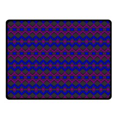 Split Diamond Blue Purple Woven Fabric Fleece Blanket (small) by Mariart