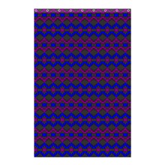 Split Diamond Blue Purple Woven Fabric Shower Curtain 48  X 72  (small)  by Mariart