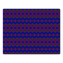 Split Diamond Blue Purple Woven Fabric Double Sided Flano Blanket (large)  by Mariart