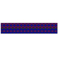 Split Diamond Blue Purple Woven Fabric Flano Scarf (large)