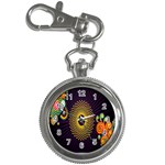 Polka Dot Circle Leaf Flower Floral Yellow Purple Red Star Key Chain Watches Front