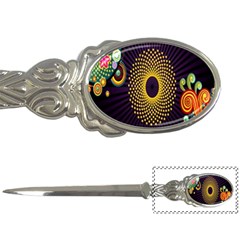 Polka Dot Circle Leaf Flower Floral Yellow Purple Red Star Letter Openers