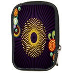 Polka Dot Circle Leaf Flower Floral Yellow Purple Red Star Compact Camera Cases Front