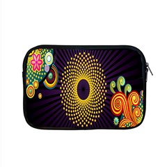 Polka Dot Circle Leaf Flower Floral Yellow Purple Red Star Apple MacBook Pro 15  Zipper Case