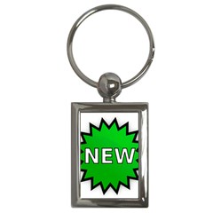 New Icon Sign Key Chains (Rectangle) 