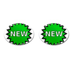 New Icon Sign Cufflinks (Oval)