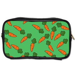 Carrot Pattern Toiletries Bags by Valentinaart