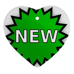 New Icon Sign Heart Ornament (Two Sides)