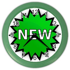 New Icon Sign Color Wall Clocks