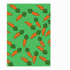 Carrot Pattern Small Garden Flag (two Sides) by Valentinaart