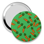 Carrot pattern 3  Handbag Mirrors Front