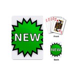 New Icon Sign Playing Cards (Mini)  Back