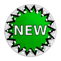 New Icon Sign Ornament (Round Filigree)