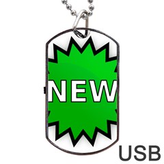 New Icon Sign Dog Tag USB Flash (Two Sides)