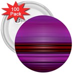 Stripes Line Red Purple 3  Buttons (100 pack)  Front