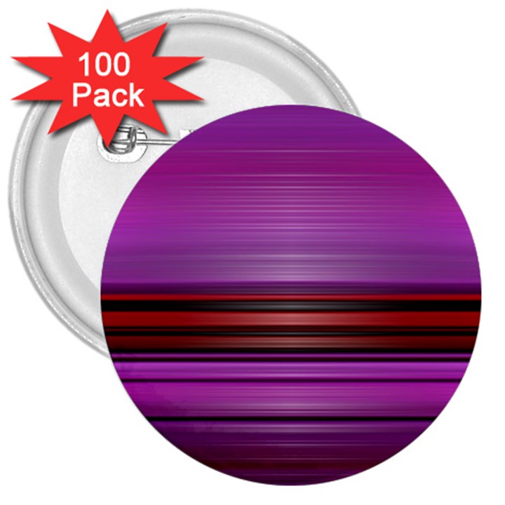 Stripes Line Red Purple 3  Buttons (100 pack) 