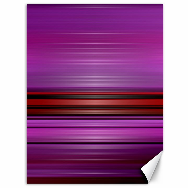 Stripes Line Red Purple Canvas 36  x 48  