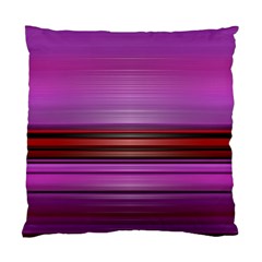 Stripes Line Red Purple Standard Cushion Case (Two Sides)