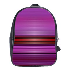 Stripes Line Red Purple School Bags(large)  by Mariart